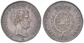 FIRENZE Leopoldo II (1824-1859) Paolo 1845 - MIR 457/3 AG (g 2,79) Graffietti di conio al D/