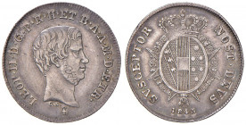 FIRENZE Leopoldo II (1824-1859) Paolo 1845 - MIR 457/3 AG (g 2,68)