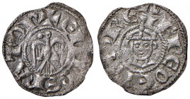 MESSINA Enrico e Federico II (1196-1197) Denaro - MIR 58 MI (g 0,66)