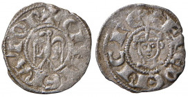 MESSINA Enrico e Federico II (1196-1197) Denaro - MIR 58 MI (g 0,64)