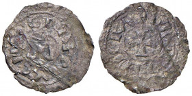MESSINA Enrico VI di Svevia e Costanza d’Altavilla (1194-1196) Quarto di denaro (?) - MI (g 0,35) RRR Frattura del tondello. Su questa interessantissi...