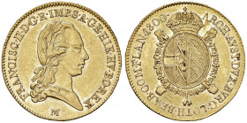 MILANO Francesco II (1792-1800) Sovrano 1800 - Gig. 7 AU (g 11,08) Leggermente lucidato, modesti depositi al R/