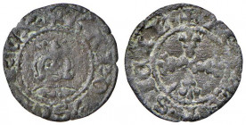 NAPOLI Carlo II D’Angiò (1285-1309) Mezzo denaro regale - MIR 27 AE (g 0,40) RRRR Bell’esemplare per questo tipo di moneta
