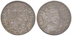 NAPOLI Carlo II (1674-1700) Tarì 1684 - Magliocca 16b AG (g 5,60) RR D/ mascherina in cimasa