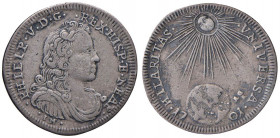NAPOLI Filippo V (1700-1707) Carlino 1701 - Magliocca 77 AG (g 2,15) Porosità superficiale