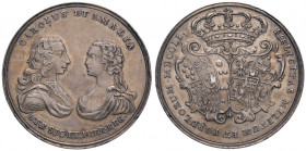 NAPOLI Carlo di Borbone (1734-1759) Medaglia 1751 Per l’Istituzione della Disciplina Militare nel regno di Napoli - Opus: Gaetano De Gennaro - D’Auria...