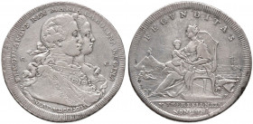 NAPOLI Ferdinando IV (1759-1799) Piastra 1772 Fecunditas - Magliocca 240 AG (g 25,21) R Leggermente lucidata, graffietti