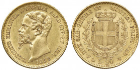 Vittorio Emanuele II (1849-1861) 20 Lire 1852 G - Nomisma 745 AU F evanescente, molto interessante. Come noto per questo millesimo esistono rarissimi ...