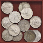 REPUBBLICA ITALIANA (1946-) Lotto di 12 pezzi da 500 lire caravelle