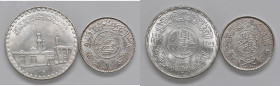 MONDO ARABO Lotto di due monete in AG come da foto