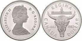 CANADA Elisabetta (1952-) Dollaro 1982 - KM 133 AG (g 23,29)