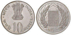 INDIA 10 Rupees 1973 - KM 188 AG (g 22,89)