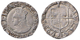 INGHILTERRA Elisabetta I (1558-1603) Penny - AG (g 0,52)