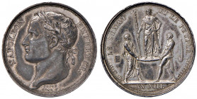 MEDAGLIE DI ETA’ NAPOLEONICA Medaglia 1804 Incoronazione di Napoleone - Opus: Droz; Galle; Denon - MA (g 8,01 - Ø 26 mm)