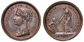 MEDAGLIE DI ETA’ NAPOLEONICA Medaglia Josephine imperatrice e regina - Bramsen 1835 - CU (g 2,07 - Ø 14 mm)