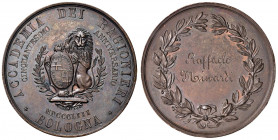 BOLOGNA Medaglia 1880 Accademia dei Ragionieri - Opus: Grassi - AE (g 42,58 - Ø 42 mm) Colpetti al bordo