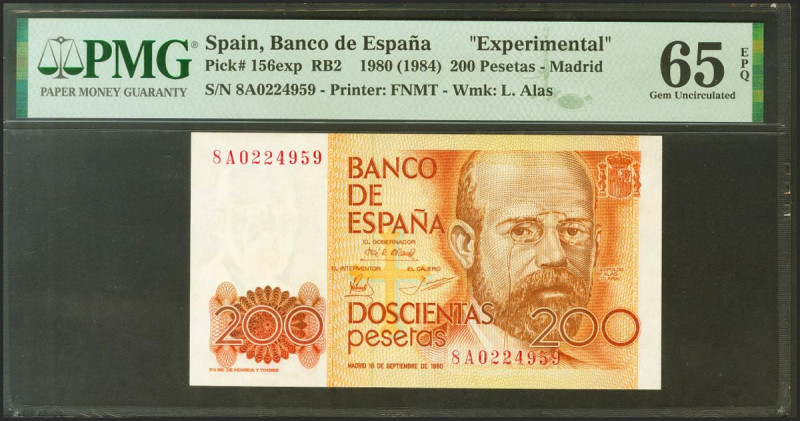 200 Pesetas. 16 de Septiembre de 1980. Serie especial 8A. (Edifil 2021: 480c, Pi...