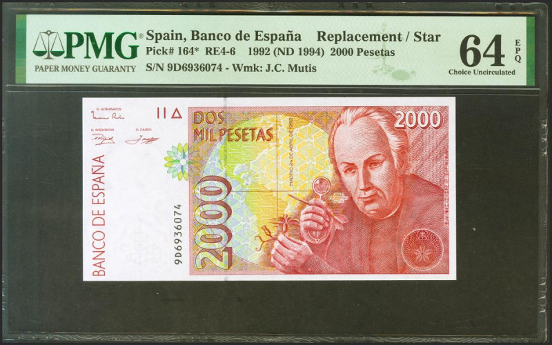 2000 Pesetas. 24 de Abril de 1992. Serie especial 9D. (Edifil 2021: 482Ab, Pick:...