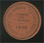 PARETS DEL VALLES (BARCELONA). 5 Pesetas. 1938. (González: 9158). Raro. SC.