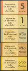 VILASSAR DE DALT (BARCELONA). 5 Céntimos, 10 Céntimos, 50 Céntimos, 1 Peseta y 5 Pesetas. (1936ca). (González: 10861/65). Inusual serie completa. EBC/...