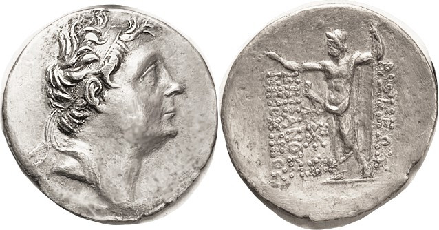 BITHYNIAN Kingdom , Nikomedes III, 127-94 BC, Tet., Bust r/Zeus stg l, monogram ...