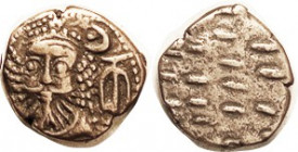 ELYMAIS, Orodes III, Æ Drachm, GIC-5910, Facg bust/ dashes, Nice VF, centered, strong detailed portrait, light brown. (A VF brought $48 in my 3/04 sal...