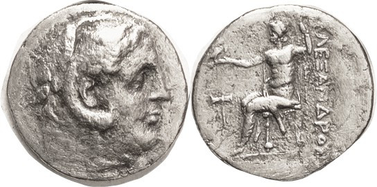 MACEDON , Alexander the Great, 336-323 BC, Tet, of Mylasa or Kaunos, Herakles he...