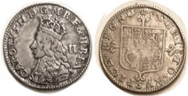 Charles II, Undated Milled 2 Pence, Bust l/shield, Choice VF, well struck, excellent metal with rich old tone. (A VF brought $248, Noble 4/16.)