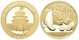 China 2011 200 Yuan Gold 15,7g FDC