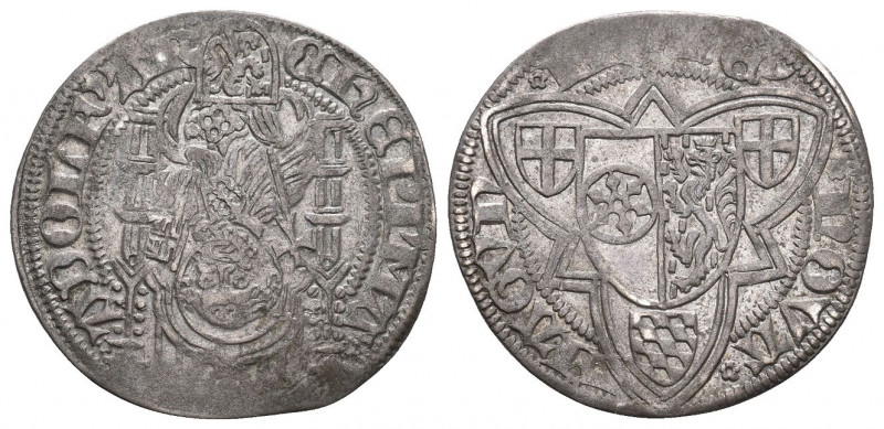 Rheinland-Pfalz Mainz, Erzbistum
Adolph II. von Nassau, 1461-1475 Weisspfennig o...