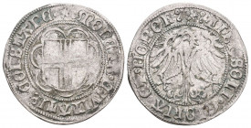 Konstanz um 1500 Batzen in Silber 3g Schulten 1715 seltene Erhaltung vorzüglich