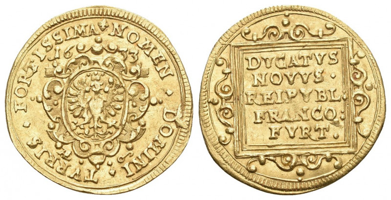 Deutschland Frankfurt Stadt Dukat 1633 Frankfurt Friedberg 972, J. & F. 408 a 3,...