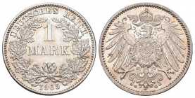 Deutschland 1905 G 1 Mark in Silber 5,3g Prachtexemplar bis unzirkuliert