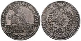 Dänemark Christian IV., 1588-1648 Speciedaler 1627 NS, Kopenhagen Silber DAV: 3524 seltene Qualität vorzüglich +