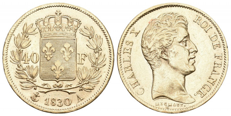FRANKREICH. Königreich und Republik. Charles X. 1824-1830.
40 Francs 1830 A, Pa...