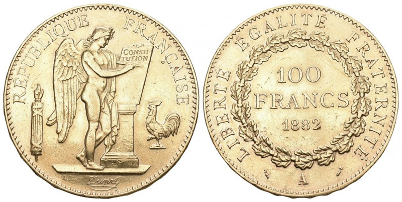 FRANKREICH. Königreich und Republik. 3. Republik, 1871-1940.
100 Francs 1882 A, ...