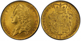 GREAT BRITAIN. GEORGE II. 1727-1760. 2 Guineas 1740 (over 1739), London. Intermediate laureate head. 16.58 g. Spink 3668. Bull 575. Fr. 337. Feine Gol...