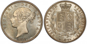 GREAT BRITAIN. 1/2 Crown, 1874. S-3889, KM-756. Sharply struck , lustrous and attractive. PCGS S 63