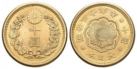 Japan 1903 Jahr 36 10 Yen Gold Fr-51, KM-Y-33, JNDA-01-7. seltene in dieser Erhaltung fast FDC