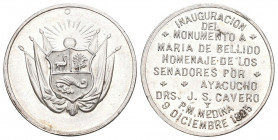 Peru 1925 Einweihung des Denkmals für Maria verilbert fast FDC