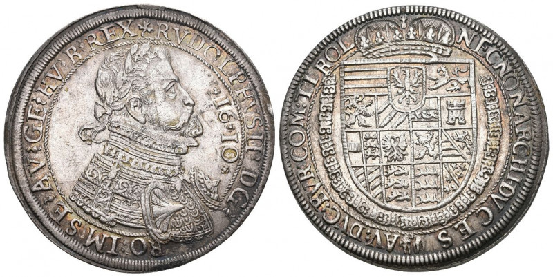 Römisch-Deutsches Reich - Österreich Rudolph II., 1576-1612. Taler 1609, Hall. D...