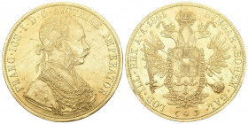 Österreich 1804 - 1918 Franz Joseph I. 1848 - 1916 4 Dukaten 1891 Wien Kratzer Fr. 1140 13,88g bis vorzüglich