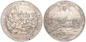 Schweiz / Switzerland / Suisse Bern. Medaillen.
Silbermedaille 1653. Für Verdienste bei der Unterdrückung des Bauernaufstandes. Stempel von Friedrich...