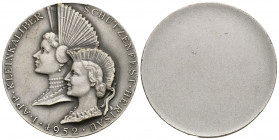 Appenzell Ausserrhoden. 1952. Herisau. Einseitig. Kleinkaliber-Schützenfest. 24.72 g CU-NI . Richter (Schützenmedaillen) 81Aa FDC