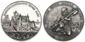 Basel. Silbermedaille 1897. Sissach. Kantonalschützenfest beider Basel. Richter (Schützenmedaillen) 125a. Markt­verfügbarkeit: Weniger als ca. 250 Exe...