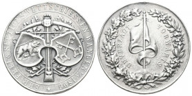 Bern. Silbermedaille 1896. Wangen A/A. Ehr-, Frei- & Sektionswettschiessen. 25.21 g. Richter (Schützenmedaillen) 233a Sehr selten. Nur 100 Exemplare g...