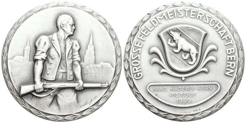 Bern. Silbermedaille 1949. Lyss. Mittelländisches Kleinkaliber-Verbandsschiessen...