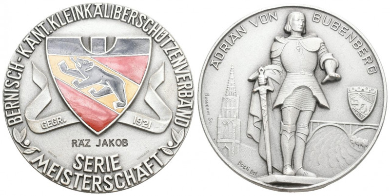 Bern O.J Kleinkaliber Schützenverband Br.versilbert Ri: 397a FDC