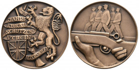 Alterswilen O.J 25 Jahre Kleinkaliberschützen Medaille Bronce 40mm Ri: 1298Aa unz