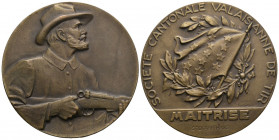 Wallis O.J Societe de Tir Medaille Bronce 50mm Ri: 1546a unz